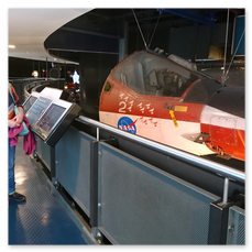 Denise at the Space Centre, Leicester