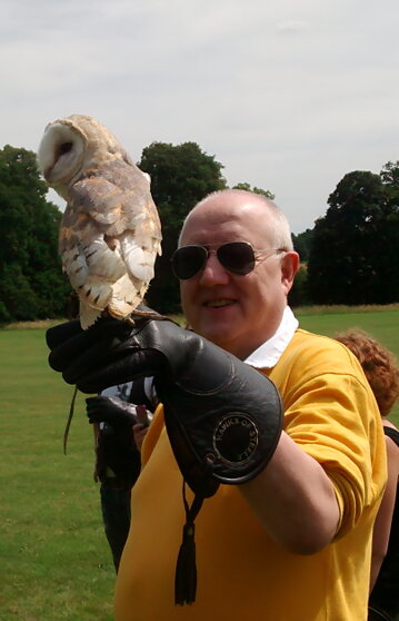 Stephen With Owl, Thorsby Park